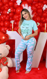 Pijama Camiseta pantalón, piel de durazno