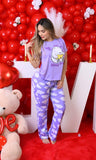 Pijama Camiseta pantalón, piel de durazno